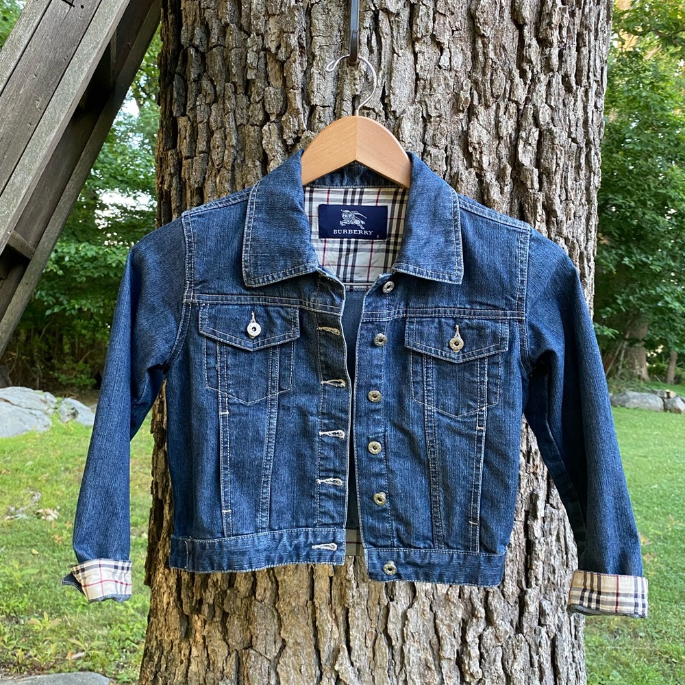 Kids Authentic Burberry Jean Jacket